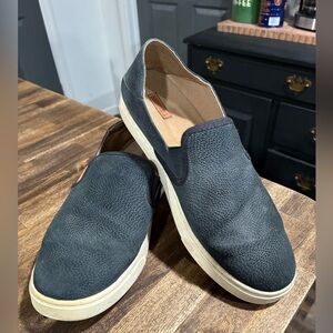 Olukai Pehuea Leather Slip On Shoe
